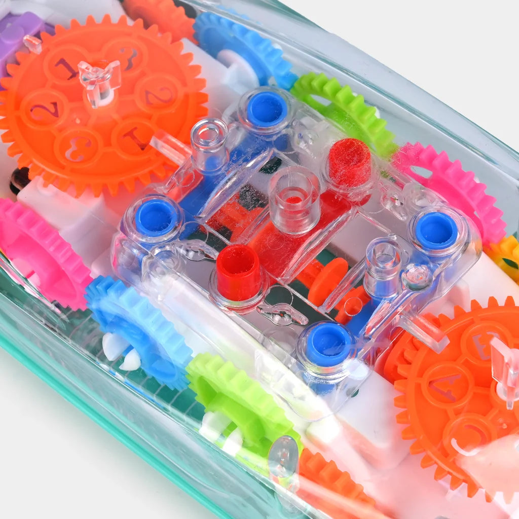 Gear Car With Multi Light For Kids