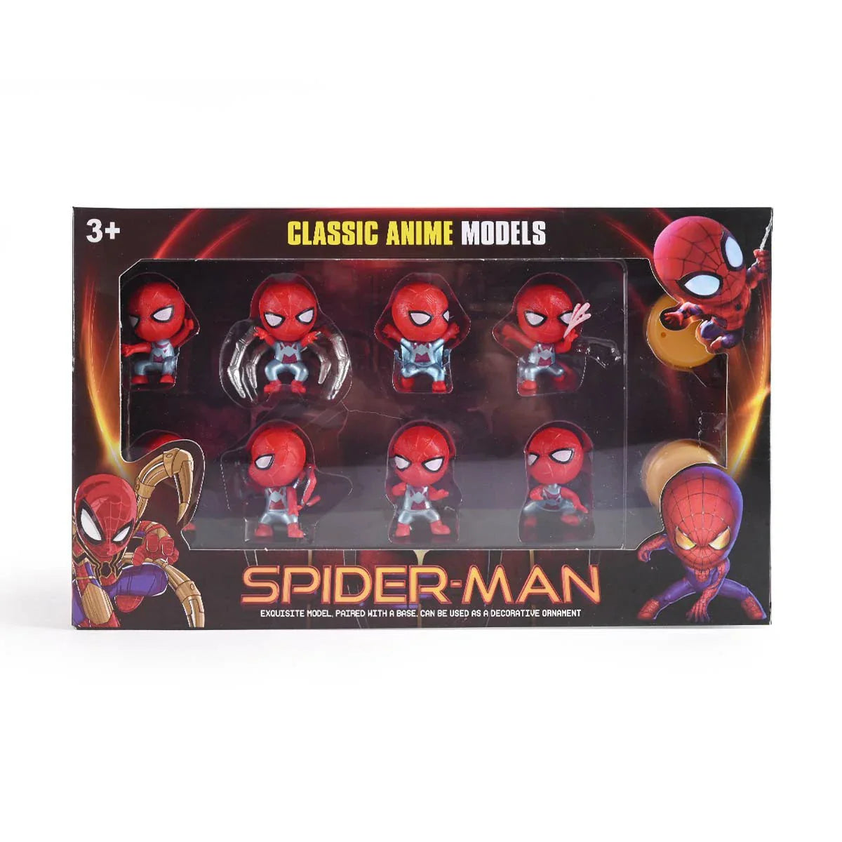 Spider-Man Classic Anime Mini Action Figure Set