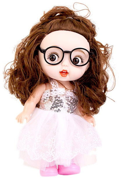 Cute Baby branded doll features large