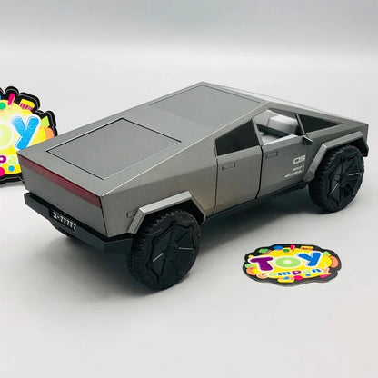 ABS Inertial Tesla With Quad Bike Model Car
