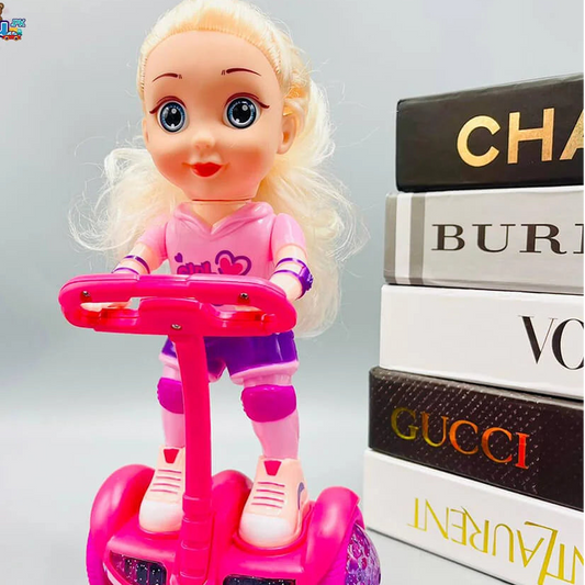 SPORT GIRL BALANCE CAR WITH LIGHTS & MUSIC
