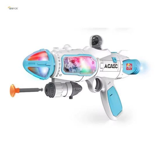 Toybot Space Gun Toy for Kids with Light, Music & Smoke Spray 3+Ages