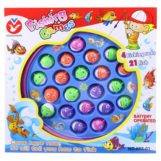 Electric Fishing Game T oy Playset, Captivating Fishing Fun With Sound