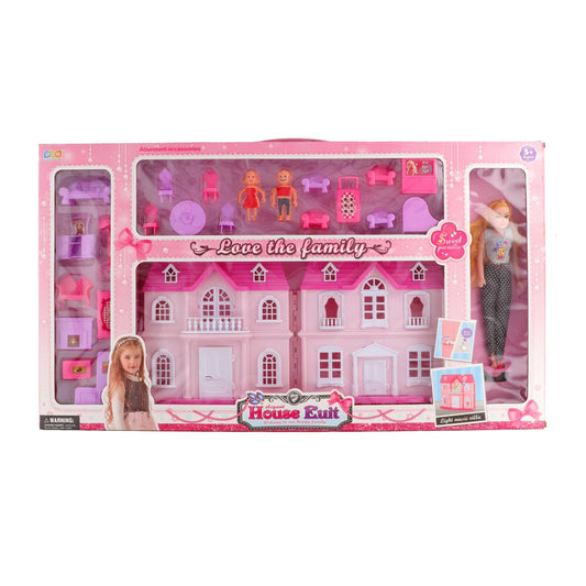 "Sweet Paradise" musical dollhouse playset