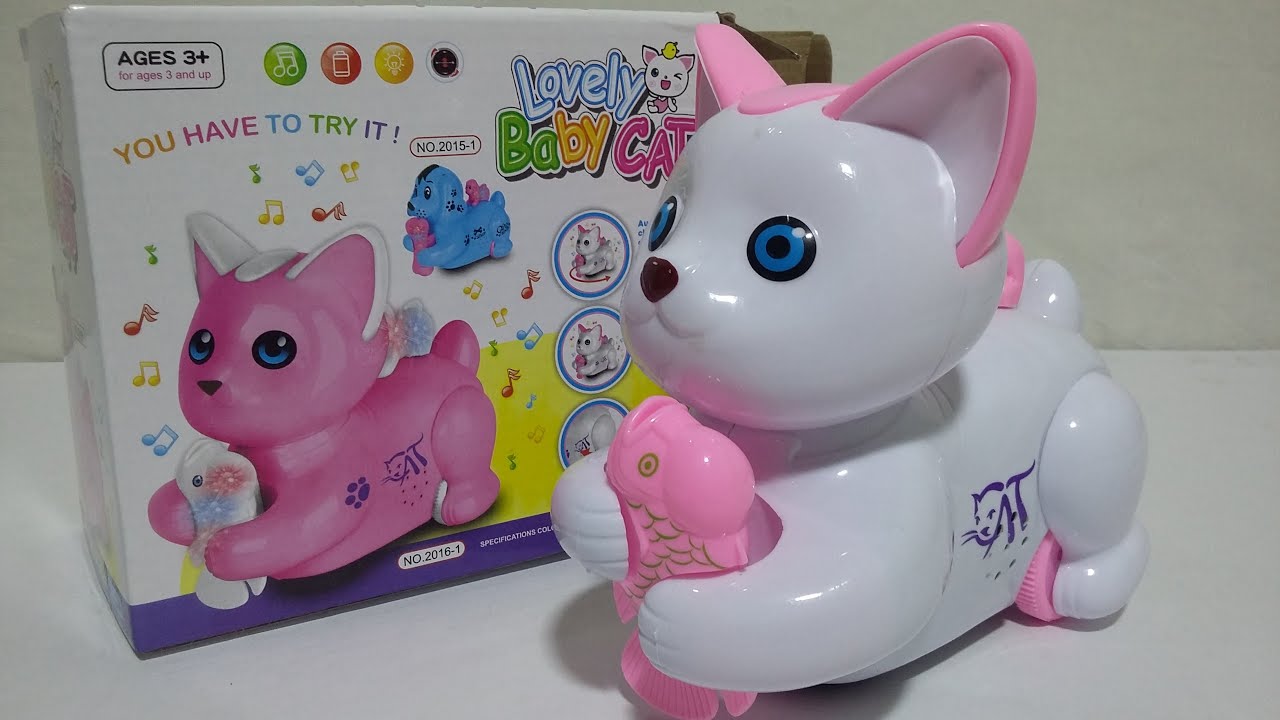 Electric Lovely Baby Cat Toy With Music & Lights