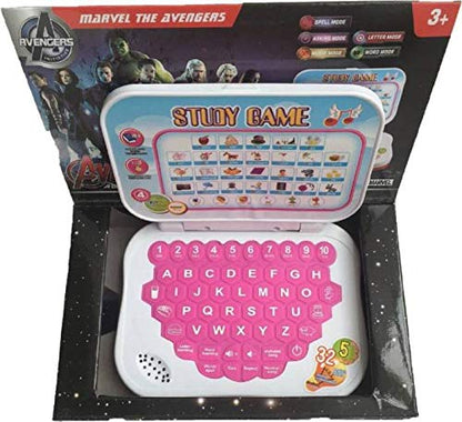 Marvel Avengers-themed mini educational study laptop toy