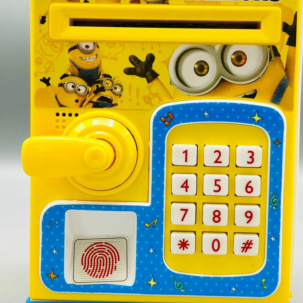Minions Fingerprint Piggy Bank With Light & Sound