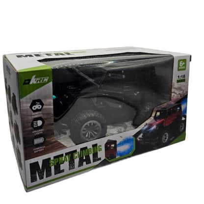 metal-body spray climbing remote control jeep featuring brilliant LED lights