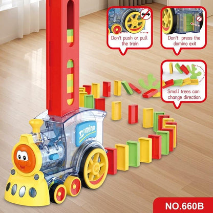 Domino Train Set with Lights and Sounds