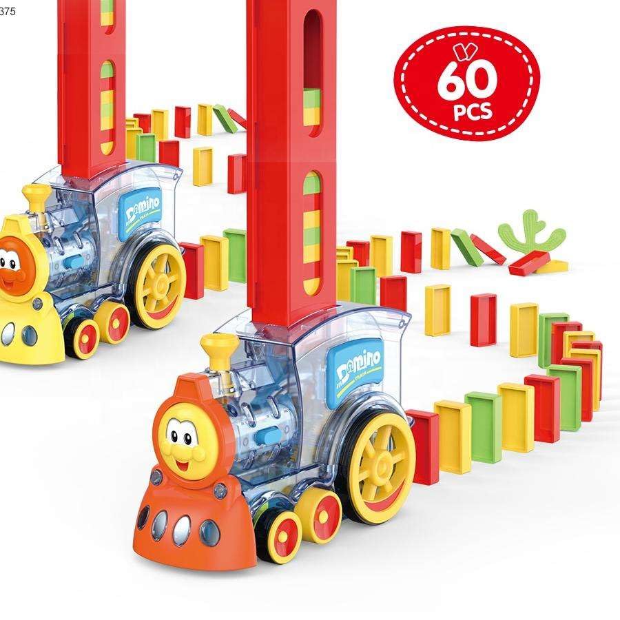 Domino Train Set with Lights and Sounds