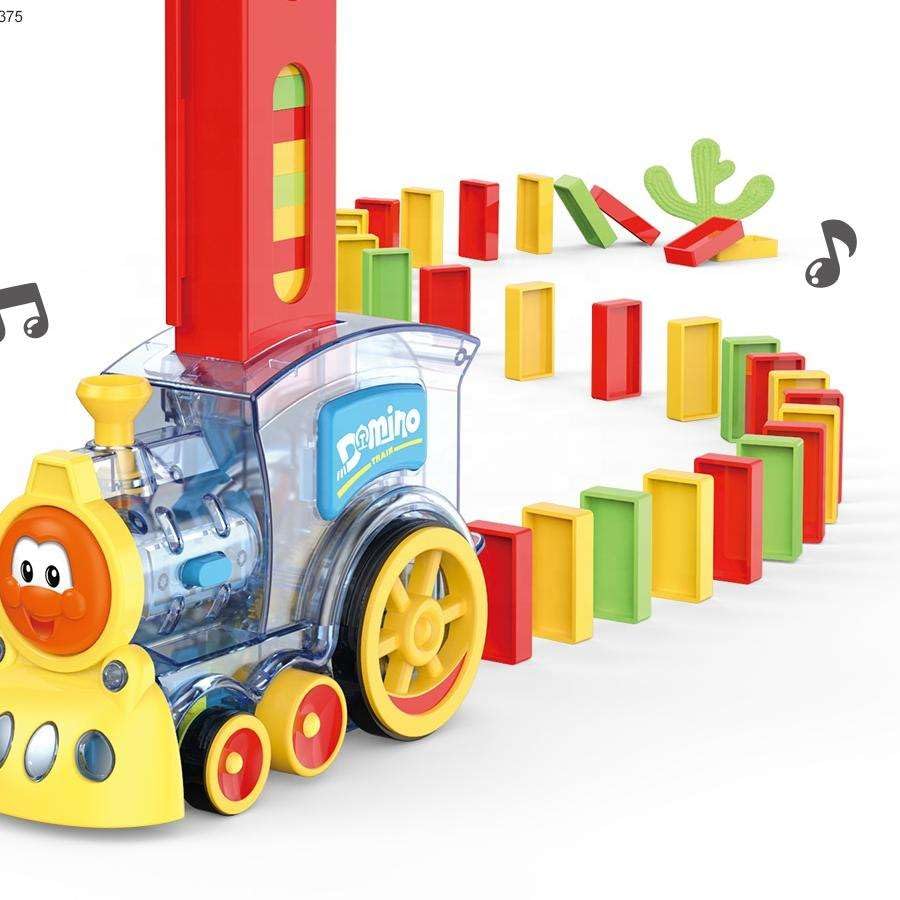 Domino Train Set with Lights and Sounds