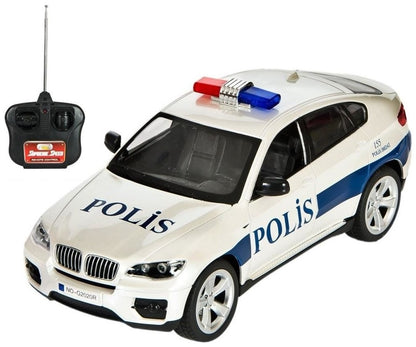 Avenue Sharp Imitate Radio Control white police car