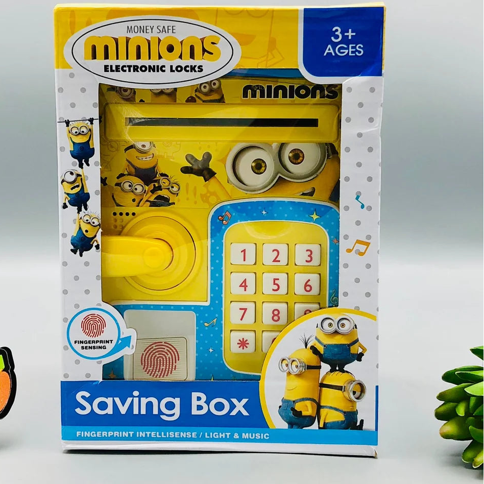 Minions Fingerprint Piggy Bank With Light & Sound