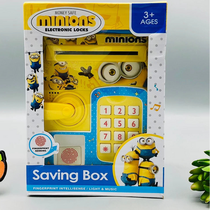 Minions Fingerprint Piggy Bank With Light & Sound