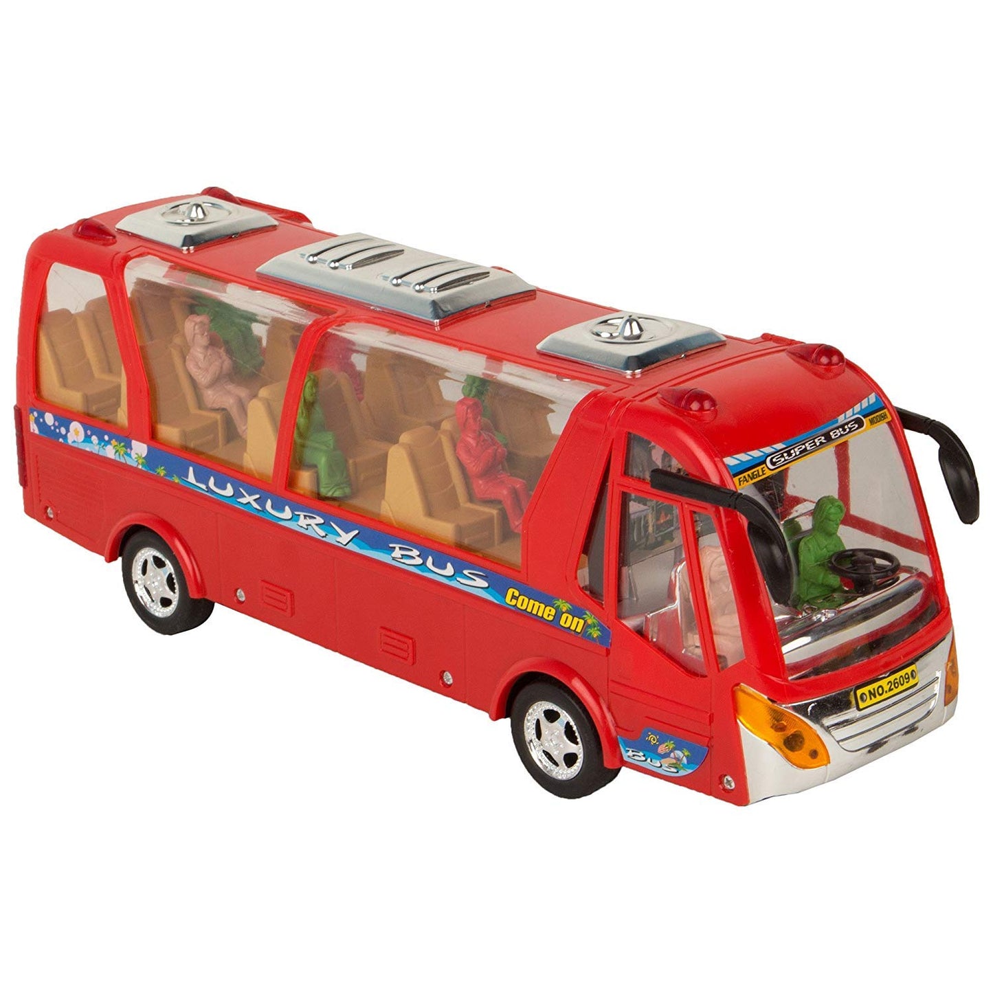 Bus Toy for Kids, Luxury Bus Toy with Flashing Lights and Sounds Children's Kids Toy