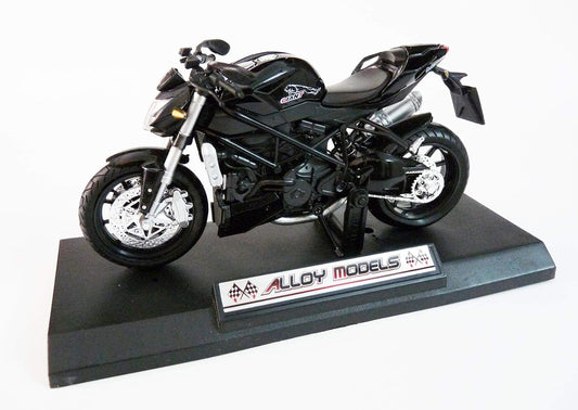 Race Motorcycle Model 1:12 Scale - Black