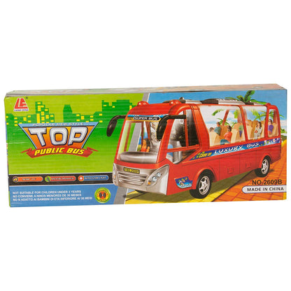 Bus Toy for Kids, Luxury Bus Toy with Flashing Lights and Sounds Children's Kids Toy
