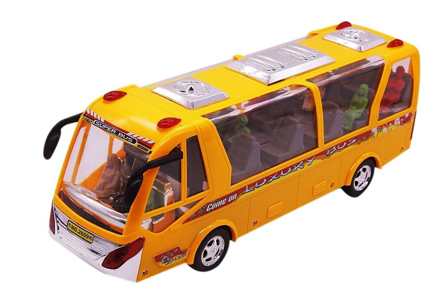 Bus Toy for Kids, Luxury Bus Toy with Flashing Lights and Sounds Children's Kids Toy