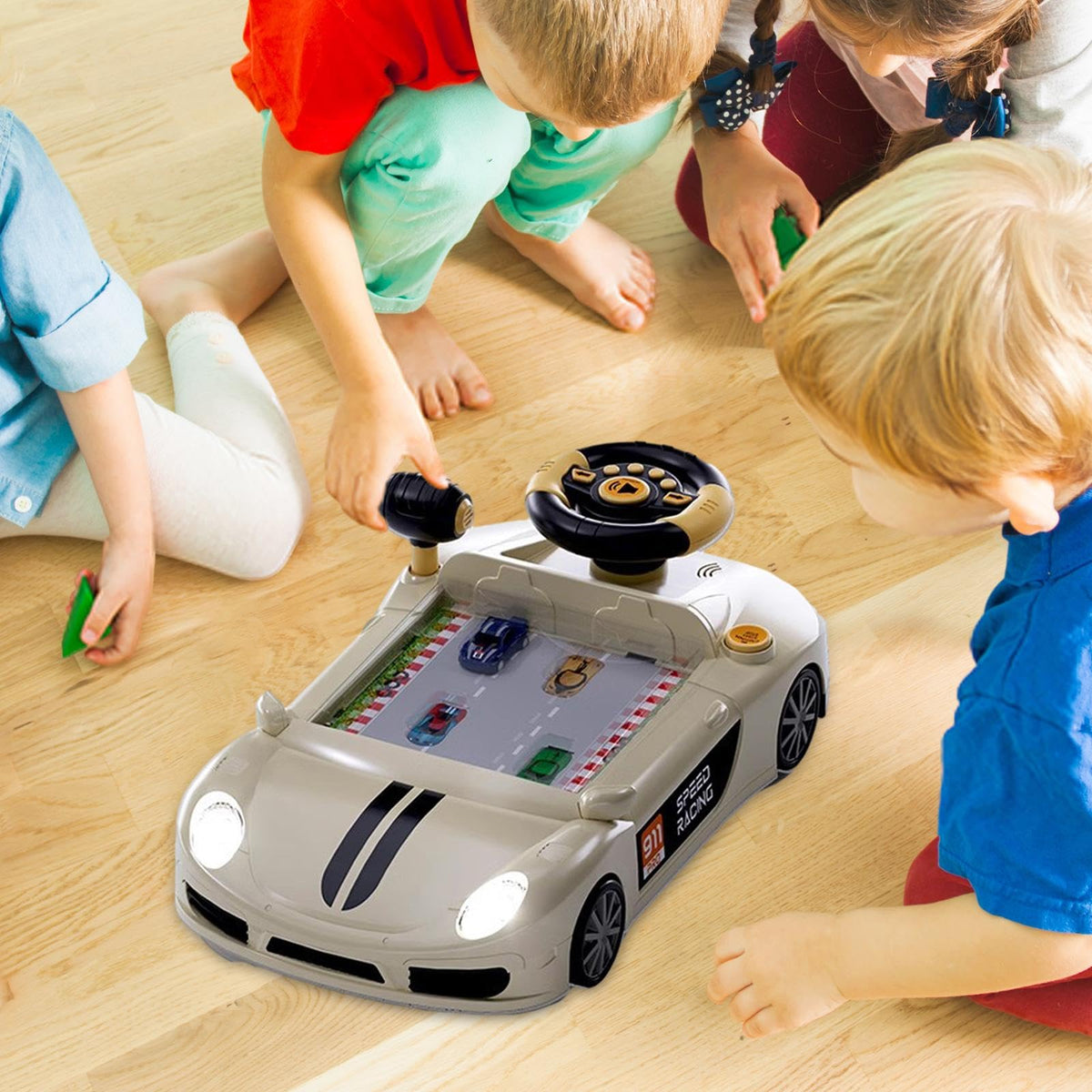 simulated driving racing car adventure game toy