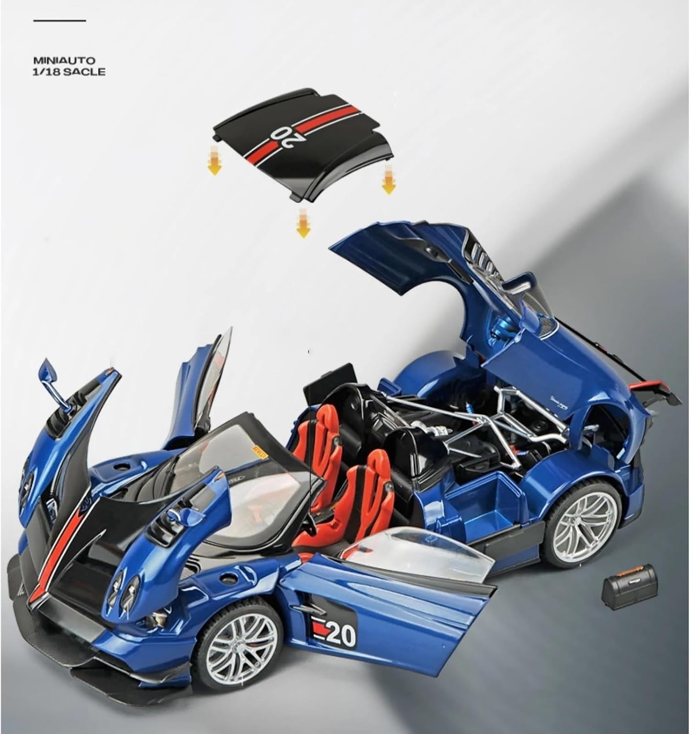1:18 Pagani Huayra Roadster BC "Fengshen" Alloy Diecast Model Car