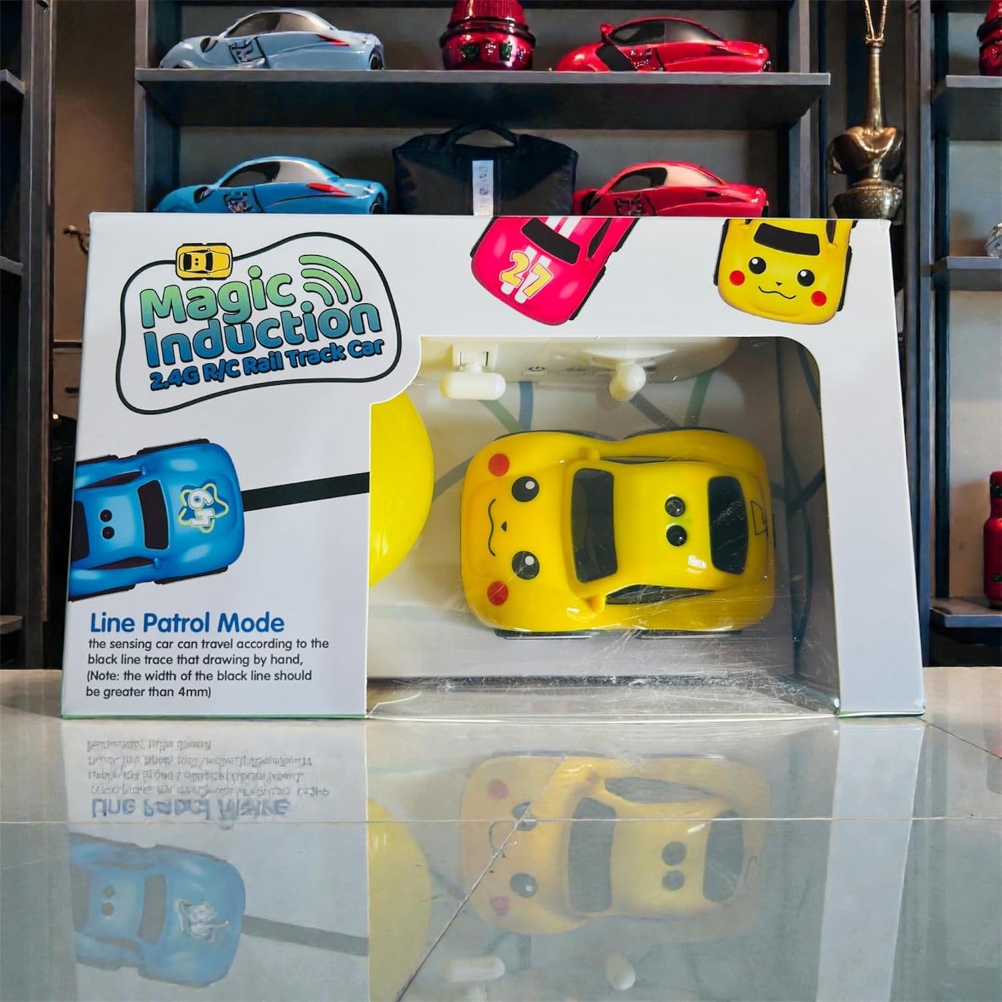 Magic Induction Remote Control Car Toy – 2.4G Line Following RC Car with Drawing Track Function