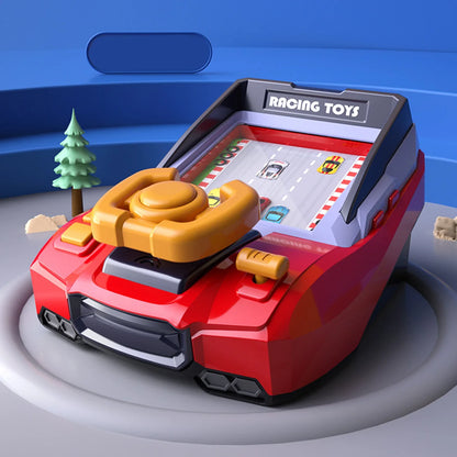 RACING CAR SIMULATED DRIVING