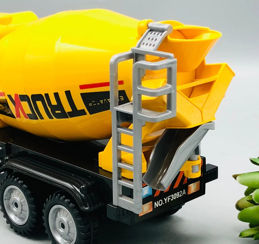 RC Battery Operated Kids Construction Mixer Truck Toy