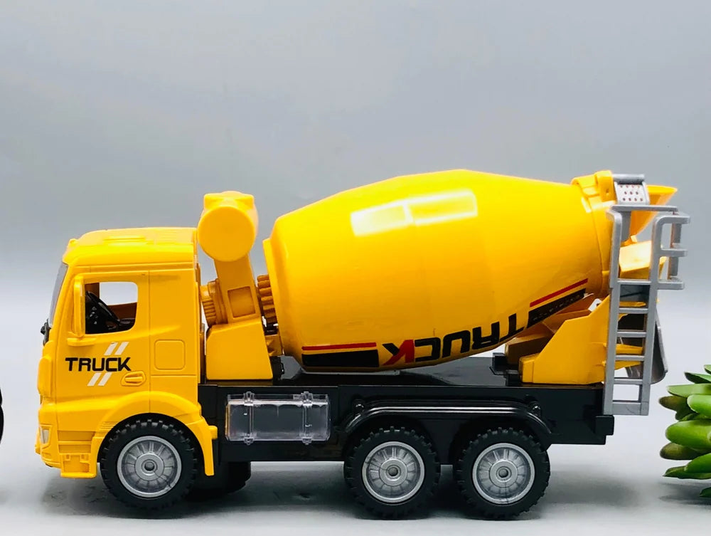 RC Battery Operated Kids Construction Mixer Truck Toy