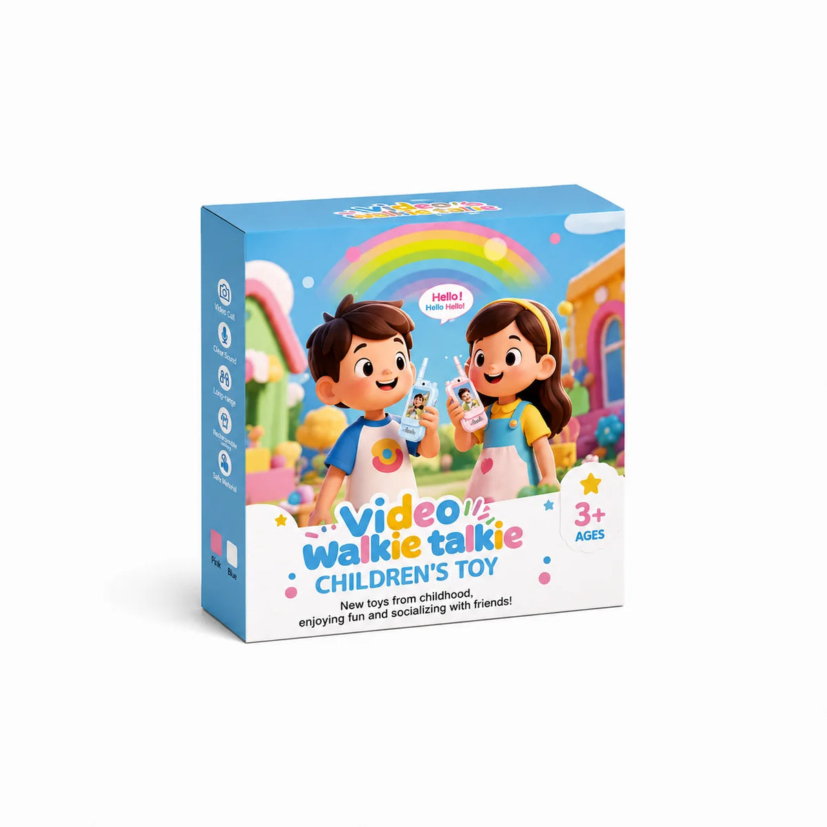 Video call Walkie Talkie set - Communication - Rechargeable