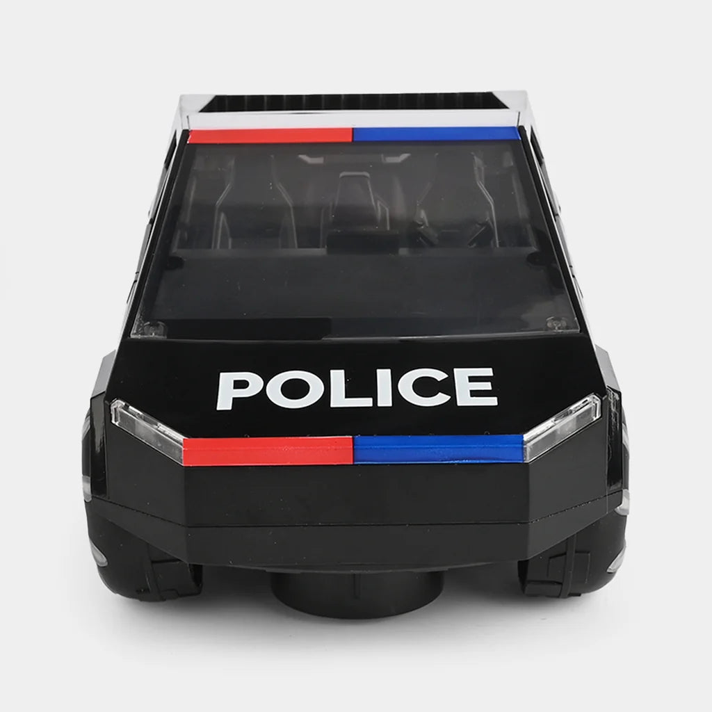 1:16 scale remote-control police pickup truck with a Cybertruck
