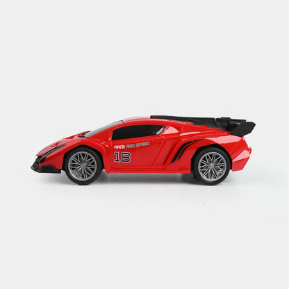 Remote control sports car box featuring a spray/smoke effect and working lights