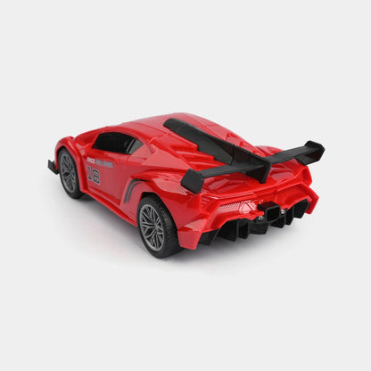 Remote control sports car box featuring a spray/smoke effect and working lights