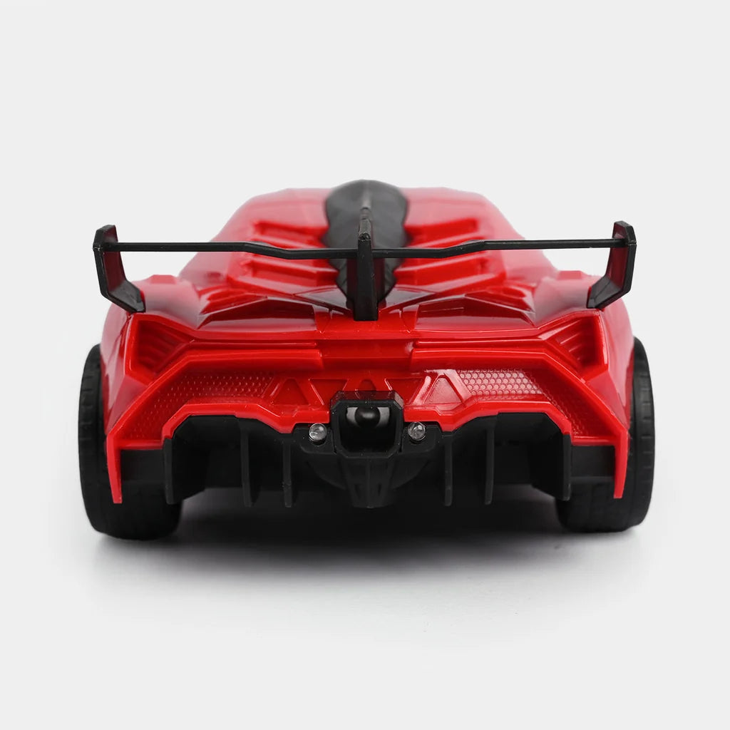 Remote control sports car box featuring a spray/smoke effect and working lights