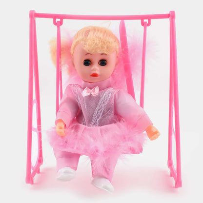 Swing Baby Doll With Light & Music For Kids