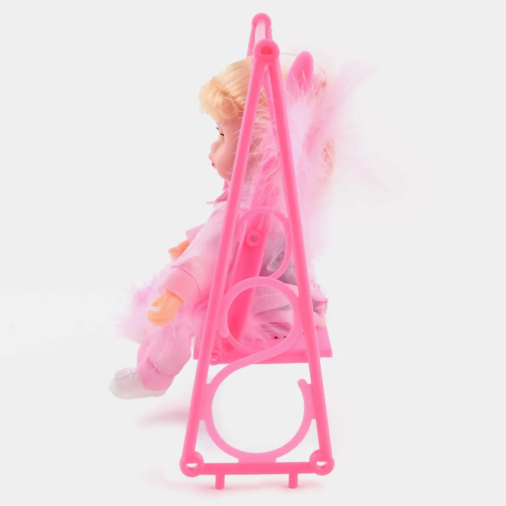 Swing Baby Doll With Light & Music For Kids
