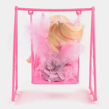 Swing Baby Doll With Light & Music For Kids