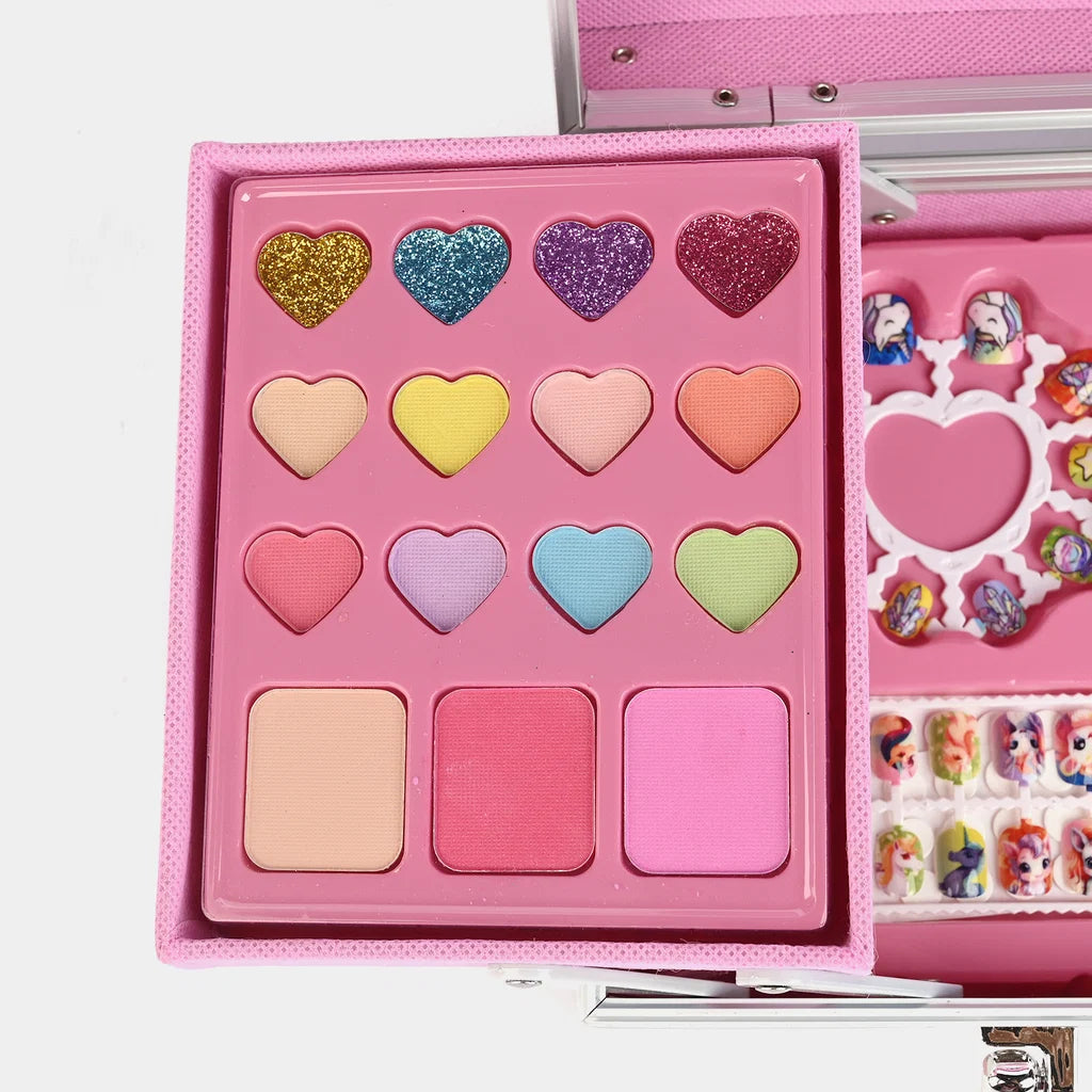 Girls Premium Vanity Case Makeup Set with Mirror