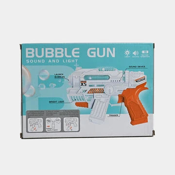 Bubble Blaster Toy with Sound & Light for Kids