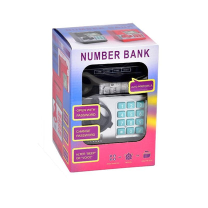 Number Bank Electronic ATM Piggy Bank toy