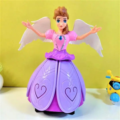 Musical Elsa Angel Rotating Doll