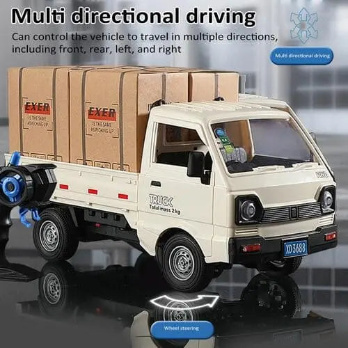 RC CARGO SIMULATING PICKUP TRUCK WITH SMOKE